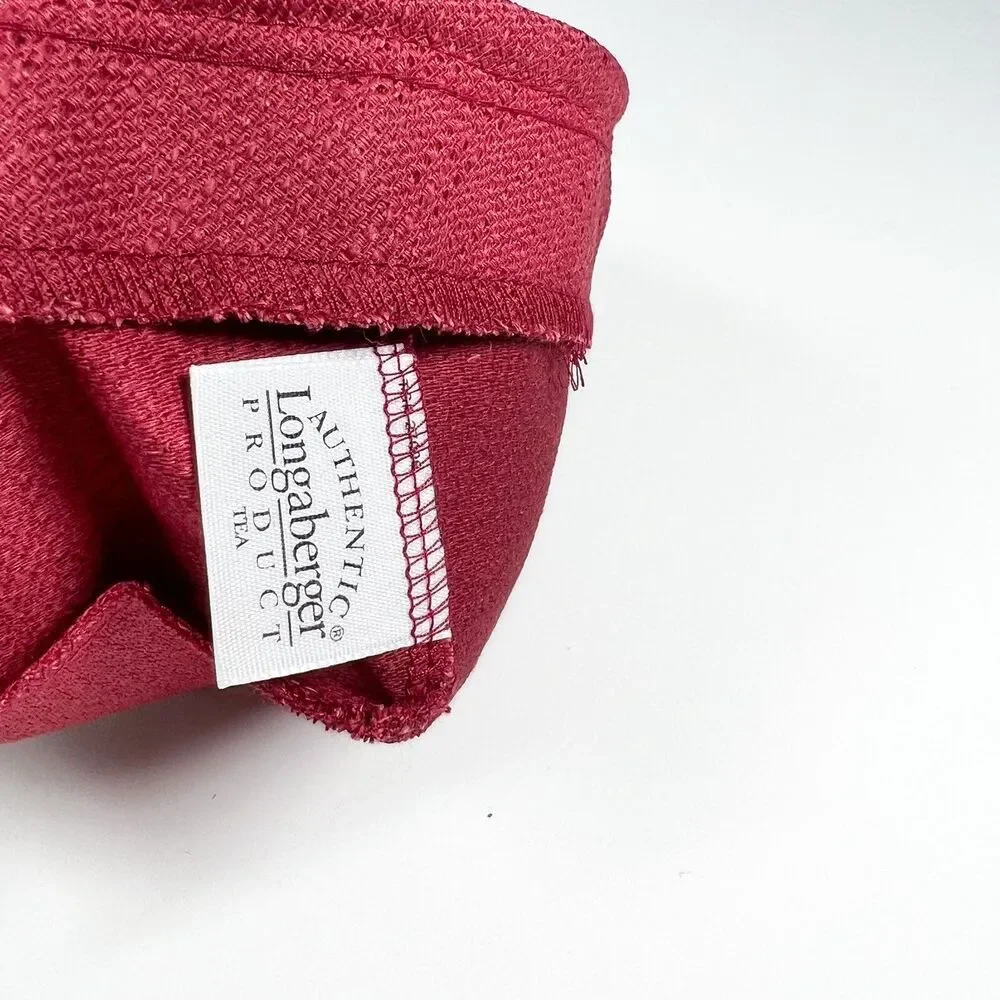 Longaberger Tea Basket Liner - Paprika - NIB #2700627
